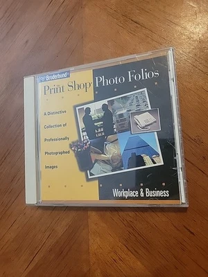 Broderbund Photo Folios for The Print Shop - Art Workplace & Business CD Rom PC - Image 1 of 4