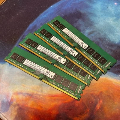 LOTE DE 4! Memoria RAM de escritorio SKHynix 32 GB DDR4-3200 U-DIMM NO ECC • ¡Kit de 128 GB! Foto 1 de 4