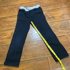 Boy’s 5 T Old Navy Black Khaki Pant With Elastic Band - Picture 1 of 6