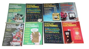 Popular Electronics Magazine Lot Of 8 1960's - Foto 1 di 8