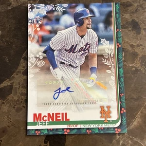 2019 Topps Holiday - Walmart Mega Box Autografi Jeff McNeil #WHA-JM /200... - Foto 1 di 3
