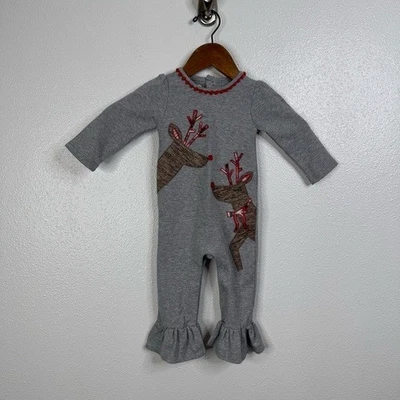 Mudpie Reindeer Outfit Size 6/9 months - Image 1 of 4