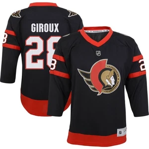 Youth Claude Giroux Black Ottawa Senators Replica Player Jersey - Picture 1 of 3