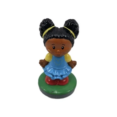 Fisher Little People Apptivity Barnyard iPad Farm African American Girl Figure - Image 1 of 4