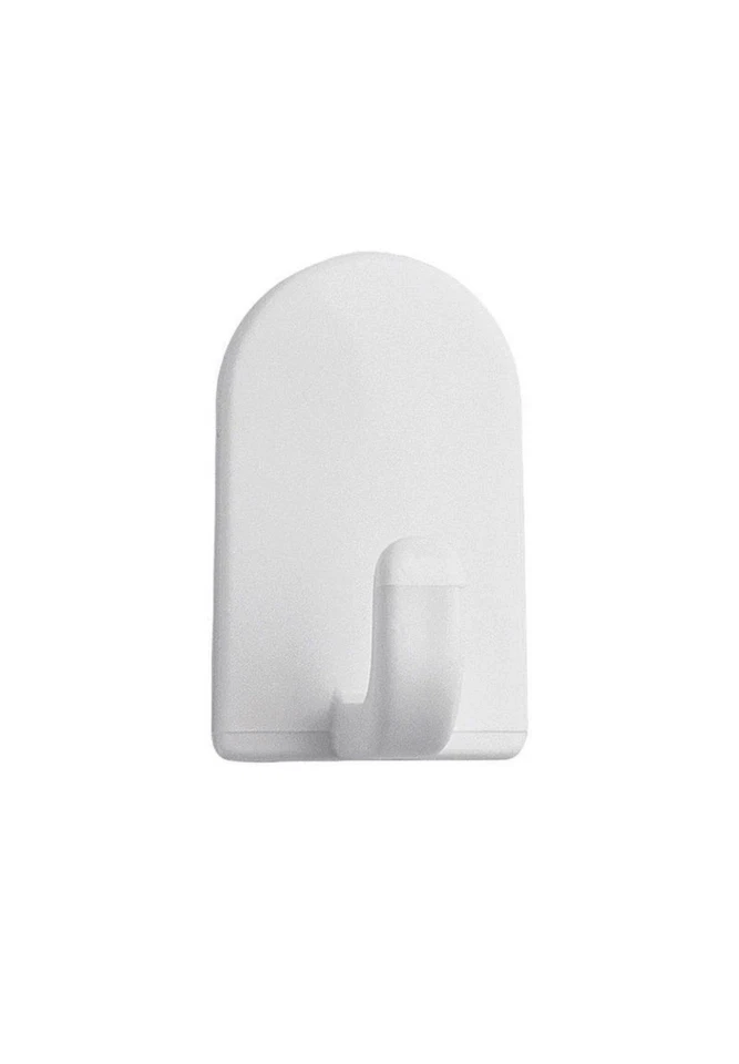iDesign 1.5 in. White ABS Mini Adhesive Hook 6 pk - Image 1 of 1