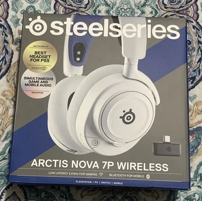 SteelSeries Arctis Nova 7P Wireless Gaming Headset PS4/PS5/PC/Switch/VR/Mobile - Image 1 of 4