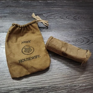 Vintage US Army Hausfrau Nähset WWII Militär komplett 2. Weltkrieg Koffer - Bild 1 von 5