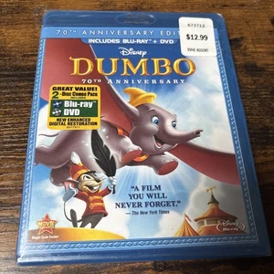 Dumbo (70th Anniversary Edition) (Blu-Ray / DVD) NEW - Picture 1 of 2
