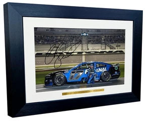 2024 Daytona Chris Buescher NASCAR Mustang Photograph Picture Signed Autographed - Picture 1 of 2