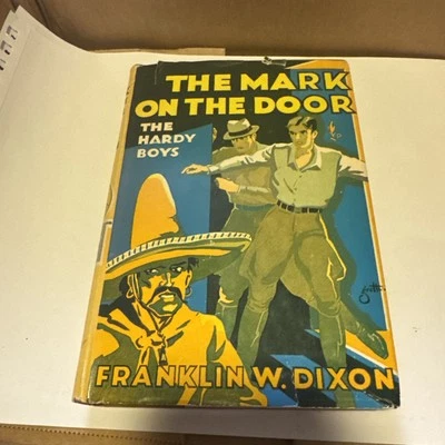 THE MARK ON THE DOOR Hardy Boys Franklin W. Dixon 1934 Edition HC w DJ - Image 1 of 4