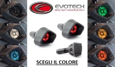 EVOTECH PARATELAIO TAMPONI PROTEZIONI AMMORTIZZATI HONDA HORNET 600 2007-2013 - Immagine 1 di 2