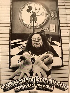 1st-Print Poster, TAJ MAHAL, BUDDY GUY, SPOOKY TOOTH, BG-192, 1969. Minty! - Picture 1 of 7