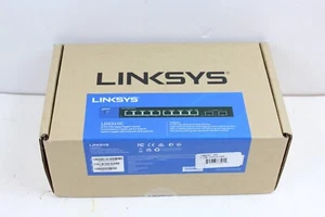 NEW Linksys 8-Port Managed Gigabit Ethernet Switch with 2 1G SFP Uplinks (LGS310 - Afbeelding 1 van 9