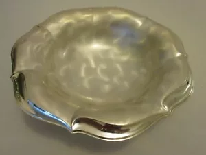 VINTAGE SILVER PLATED BOWL -- WMF- IKORA -- GERMANY -- 1960's -- 27.5 CM  ROUND - Picture 1 of 5