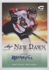 2016 Leaf Genesis New Dawn Green /35 Mathieu Sevigny #ND-MS1 Auto