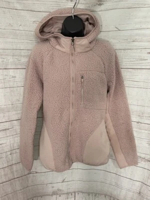 Chaqueta polar con capucha FILA Sport para mujer rosa cremallera completa talla S pequeña Foto 1 de 4