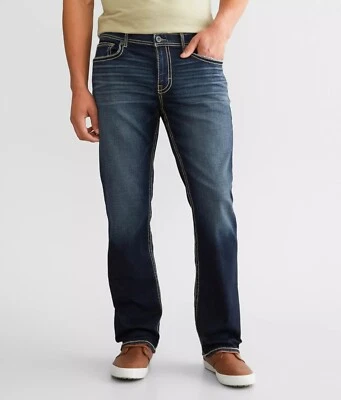 240201 NEW BUCKLE BKE MENS TYLER STRETCH JEANS IN FRANK SZ 31x32 - Image 1 of 4