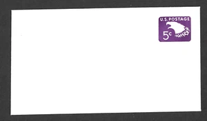 US U106 Embossed (5 cent) PURPLE STAMPED Envelope MINT - Picture 1 of 1