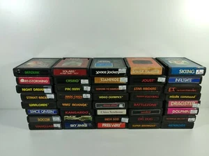 Atari 2600 Games Cartridge Only U Pick Choose Fun Rare Shooter Action Platformer - Picture 1 of 42