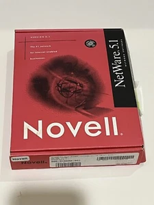 Vintage Novell 5.1 Sales Program Software Master CD-Rom 128 Bit Encryption - US - Bild 1 von 10