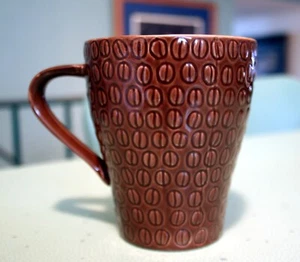 Starbucks 2008 Brown Coffee Bean 12 oz Mug Design House Stockholm - Picture 1 of 2