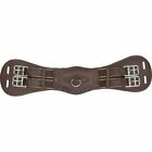 HorseGuard Cheval Dressage Girth with Elastic - Brown - 45cm