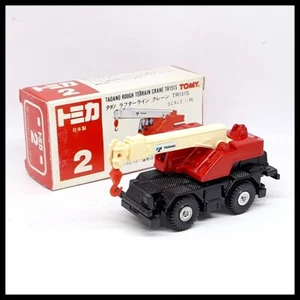 GRÚA TERRENO ÁSPERO TOMICA 2 TADANO TR151S 1/96 TOMY NUEVA HECHA EN JAPÓN - Imagen 1 de 8