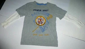 Gap Kids Warriors Lacrosse L/S Layered T Shirt Thermal Sleeves Youth Boys S 6/7 - Picture 1 of 8