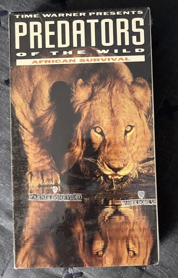 PREDATORS OF THE WILD AFRICAN SURVIVAL VHS NEW FACTORY SEALED - Image 1 of 4