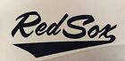 Original Vintage Red Sox Sports Team Iron On Transfer