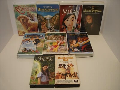 LOT OF 9 VHS FAMILY, ANIMATED, CHILDRENS MULAN, BEETHOVEN'S 2ND - Image 1 of 4