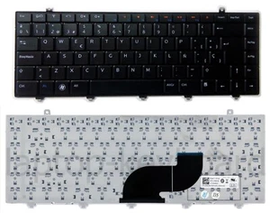 Genuine QWERTY SPANISH keyboard Dell Studio 14 14Z 1440 1450 1457 /DE88-SP - Picture 1 of 3