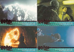 HARRY POTTER AND & THE ORDER OF THE PHOENIX UPDATE BRONZE PROMO CARD SET 01 - 04