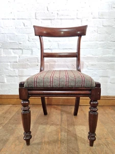 Antique Regency mahogany occasional chair - bedroom / hall chair - Picture 1 of 16