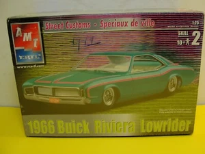 FACTORY SEALED 1966 Buick Riviera Lowrider by AMT Kit #31849~ 1:25 Scale~ New - Picture 1 of 6