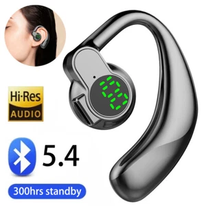 Bluetooth Headset Wireless Earpiece Earphone with Microphone for Cell Phones - Photo 1 sur 23