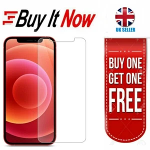 Screen Protector for iPhone 15 14 13 12 11 Pro MAX XR XS X BEST TEMPERED GLASS - Picture 1 of 4