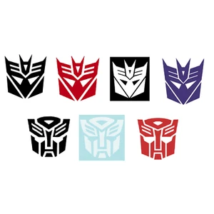 Vinyl Decal Sticker For Transformers Autobots / Decepticon Car Window Laptop - Picture 1 of 8
