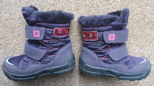 23_Richter Kind  Schuhe gefüttert  Gr. 24 Klettverschluß Tecvel/Textil/Plüsch - Bild 1 von 6