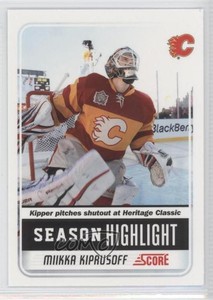 2011-12 Score Season Highlights Glossy Miikka Kiprusoff #23