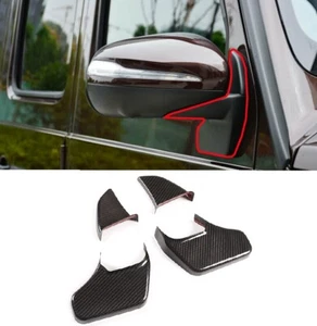 Carbon Fiber Car Side Mirror Cover Trims For Mercedes Benz W464 G500 G63 19-23 - Picture 1 of 8