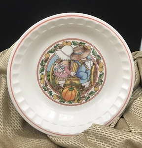 Watkins Country Kids Collector's Recipe Pumpkin Pie Plate  Autumn 1989 EUC - Picture 1 of 3