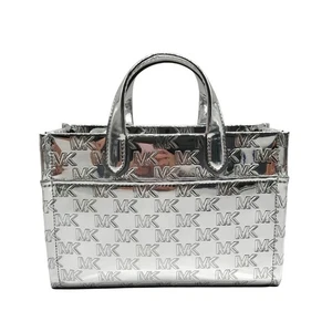 Michael Kors Umhängetasche silber klein East West Gigi - Bild 1 von 12