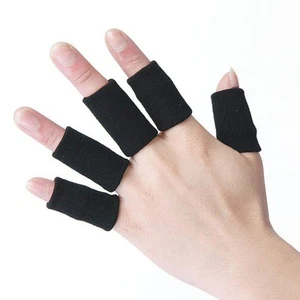 10Pcs Athletics Stretchy Finger Protector Sleeves Thumb Brace Support Arthrit... - Picture 1 of 4