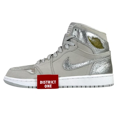 Air Jordan 1 Retro Hi Silver 25 Aniversario 2010 - Talla 9 - 396009 001 Foto 1 de 4