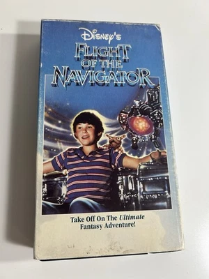 Disney Flight of the Navigator VHS Tape 80’s Sci-Fi Movie - READ - Image 1 of 4