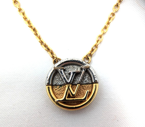 LOUIS VUITTON（LV） LOUIS VUITTON Collana Collier da L a V Catena Oro M69643 Ciondolo Accessorio Autentico