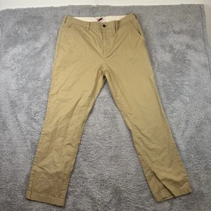 Best Made Co Chino Pants Beige Cotton Linen Flat Front Mens Size 34 x 30 - Picture 1 of 6