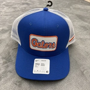Nike Florida Gators Hat Classic99 Blue Snapback Mesh Trucker Adjustable Cap - Picture 1 of 6