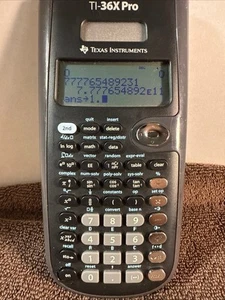 Texas Instruments TI-36X Pro graphischer Taschenrechner funktioniert getestet - Bild 1 von 3